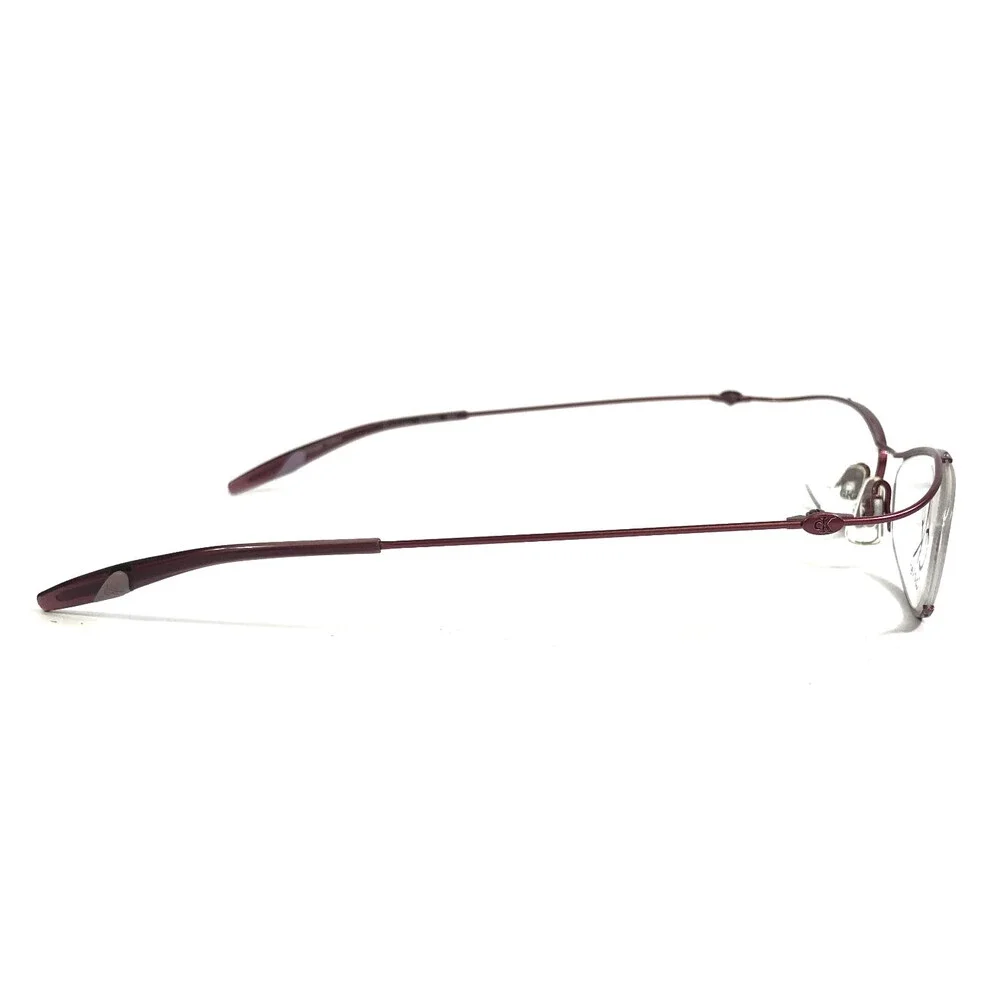 Calvin Klein Eyeglasses Frames ck5304 664 Burgundy Red Semi Rimmed 51-18-130